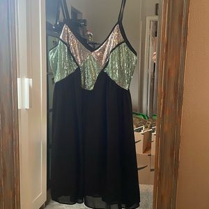 Sequined Cocktail Dress